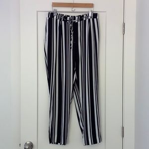 Zara striped pants